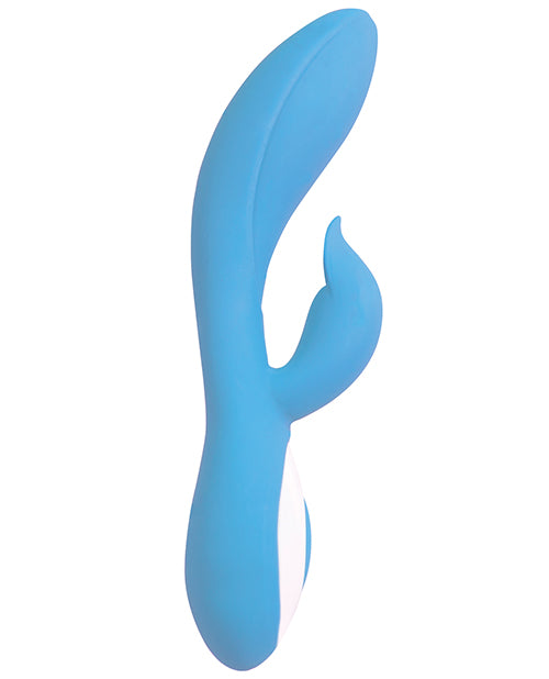 Wonderlust Harmony Rechargeable Silicone Rabbit Vibrator - Blue