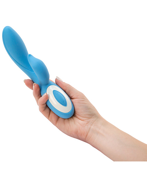 Wonderlust Harmony Rechargeable Silicone Rabbit Vibrator - Blue