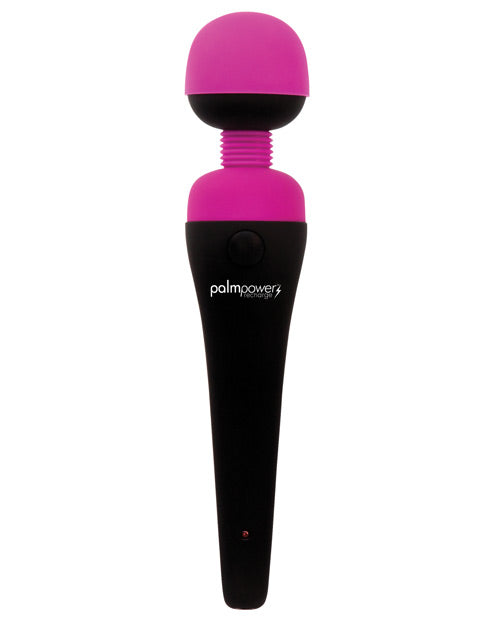 PalmPower Rechargeable Silicone Personal Wand Massager - Fuschia