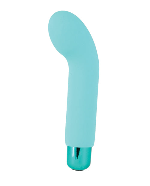 PowerBullet Sara`s Spot 10 Function Rechargeable Silicone Vibrating Bullet - Teal