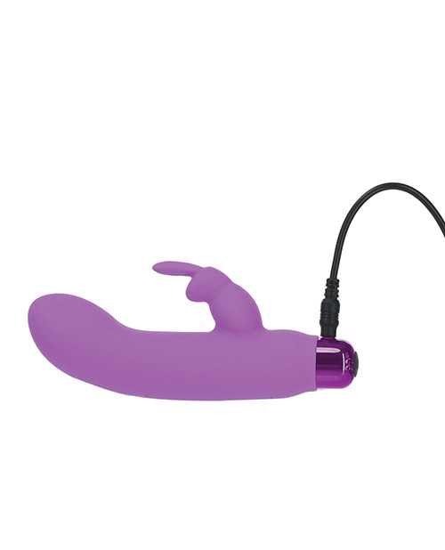 PowerBullet Alice`s Bunny Silicone Rechargeable Rabbit - Purple