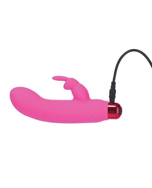 PowerBullet Alice`s Bunny Silicone Rechargeable Rabbit - Pink
