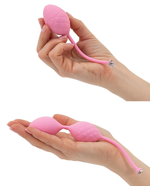 Pillow Talk Luxurious Pleasure Balls Silicone Kegel Balls- Pink