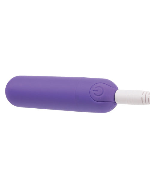 PowerBullet Essential Rechargeable Vibrating Bullet - Purple