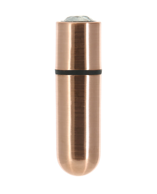 PowerBullet First Class Rechargeable Mini Bullet with Crystal - Rose Gold