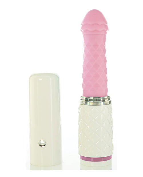 Pillow Talk Feisty Silicone Thrusting and Vibrating Massager - Pink