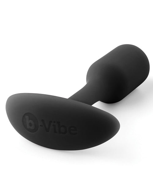B-Vibe Snug Plug 1 Silicone Weighted Butt Plug - Black