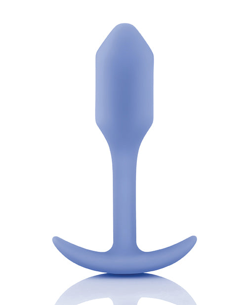 B-Vibe Snug Plug 1 Silicone Weighted Butt Plug - Violet