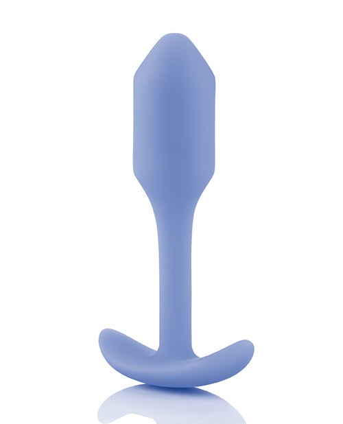 B-Vibe Snug Plug 1 Silicone Weighted Butt Plug - Violet
