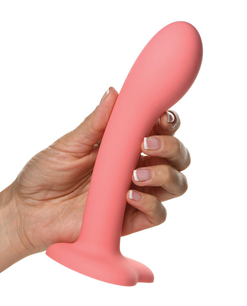 Simply Sweet G-Spot Silicone Dildo - Pink