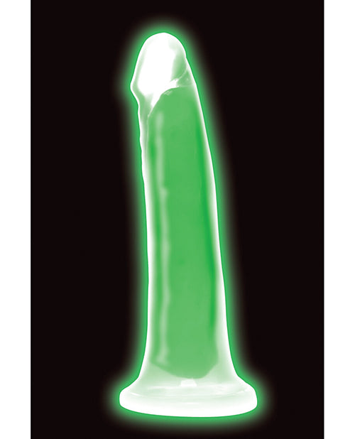 Lollicock Glow in the Dark Silicone Dildo 7in - Green