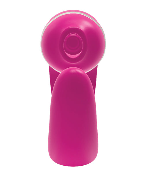 My G Rechargeable Silicone Double Stimulation Vibrator - Magenta