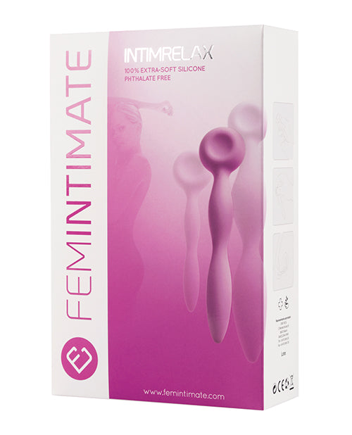 Femintimate Intimrelax Silicone Vaginal Dilators (3 Piece) - Pink