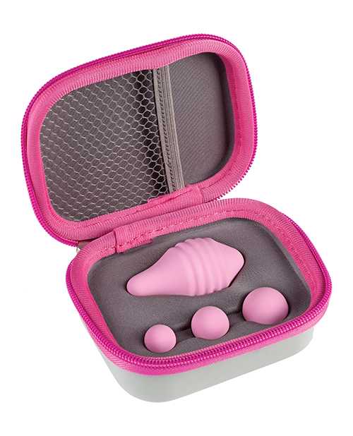 Femintimate Pelvix Trainer Intimate Relax Silicone Dialator Kit (3 Piece Kit) - Pink