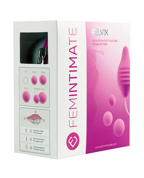 Femintimate Pelvix Trainer Intimate Relax Silicone Dialator Kit (3 Piece Kit) - Pink