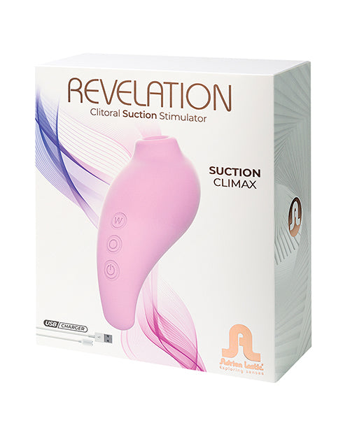 Revelation Rechargeable Silicone Clitoral Stimulator - Pink