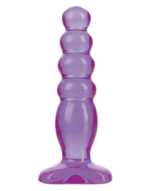 Crystal Jellies Anal Delight Anal Plug 5in - Purple