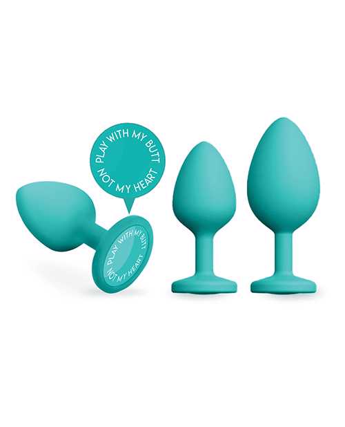 A-Play Silicone Anal Trainer Set - Teal