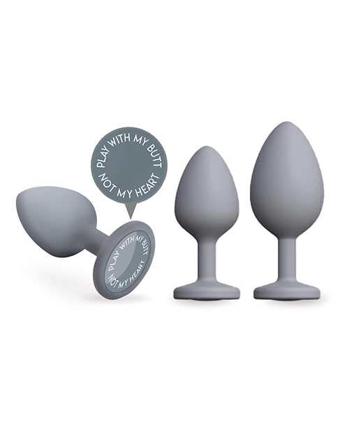 A-Play Silicone Anal Trainer Set - Gray