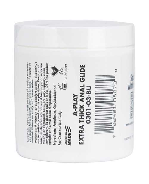 A-Play Extra Thick Anal Glide Cushioning Oil-Based Formula 4.5oz