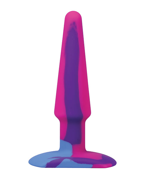 A-Play Groovy Silicone Anal Plug 5in - Fuschia/Magenta