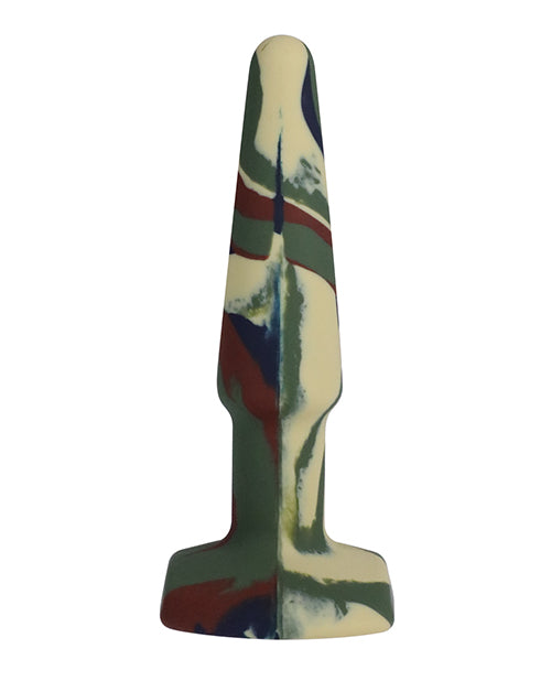 A-Play Groovy Silicone Anal Plug 4in - Green