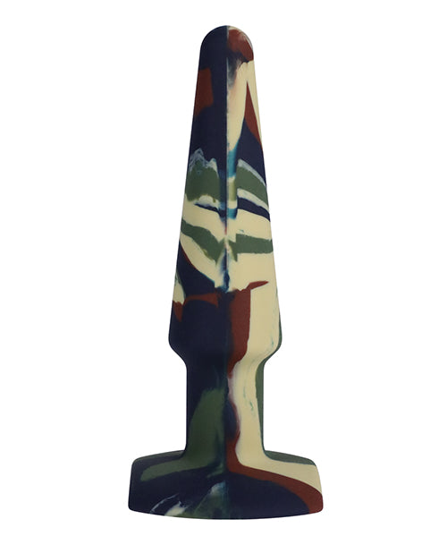 A-Play Groovy Silicone Anal Plug 5in - Green