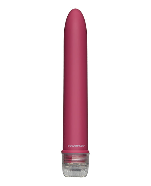 Velvet Touch Vibes Waterproof Vibrator 7in - Dusty Rose