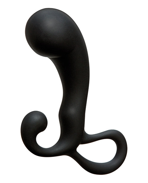OptiMALE P-Massager Silicone Prostate Massager - Black