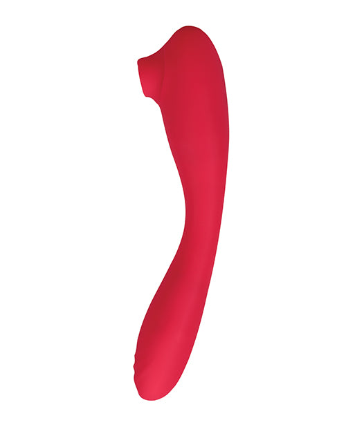 This Product Sucks Bendable Wand Rechargeable Silicone Clitoral Vibrator - Pink