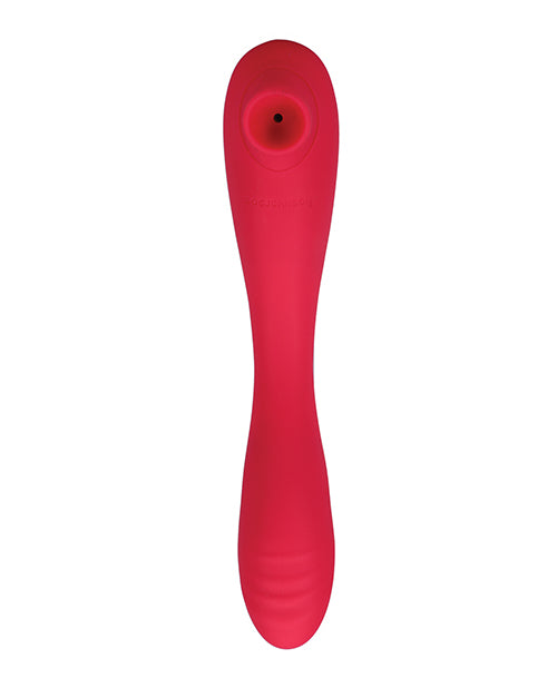 This Product Sucks Bendable Wand Rechargeable Silicone Clitoral Vibrator - Pink