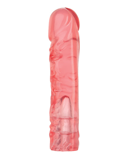 Vac-U-Lock Crystal Jellies Dildo 8in - Pink