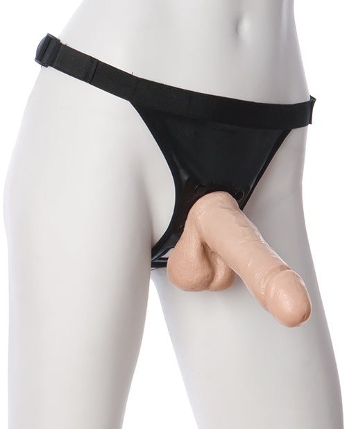 Vac-U-Lock Realistic Dildo 6in - Vanilla