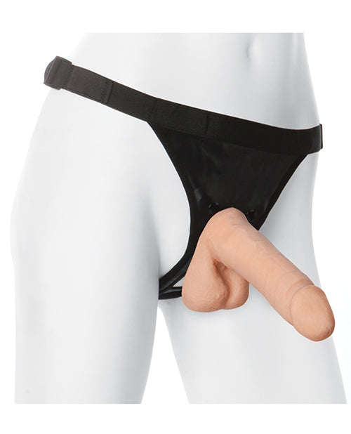 Vac-U-Lock Ultraskyn Cock with Ultra Harness 7in - Vanilla