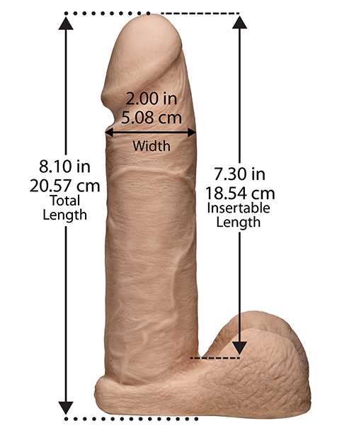 Vac-U-Lock Ultraskyn Cock with Ultra Harness 8in - Vanilla