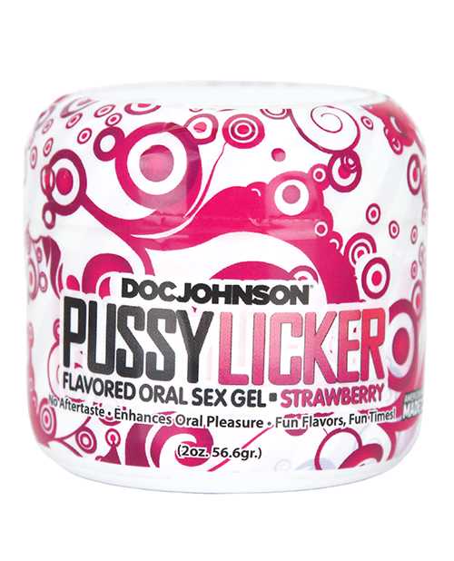 Pussy Licker Flavored Oral Sex Gel Strawberry 2oz