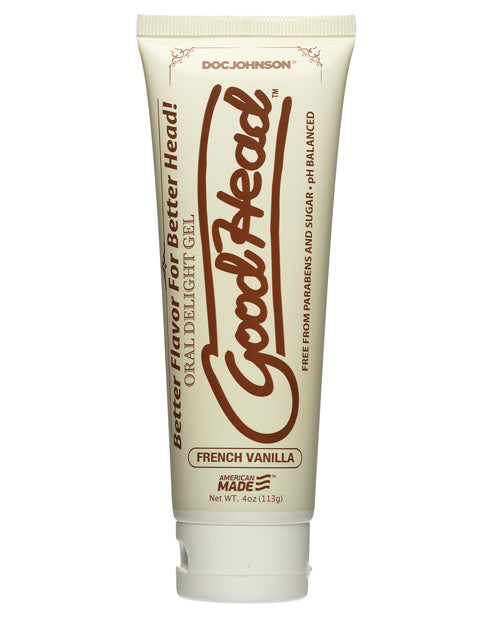 GoodHead Oral Delight Gel Flavored French Vanilla 4oz