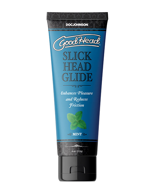 GoodHead Slick Head Glide Water Based Flavored Lubricant Mint 4oz
