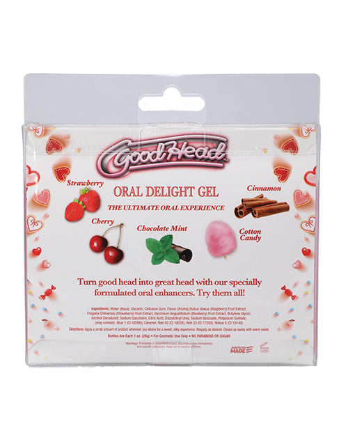 GoodHead Oral Delight Gel Assorted Flavors (5 Pack) 1oz