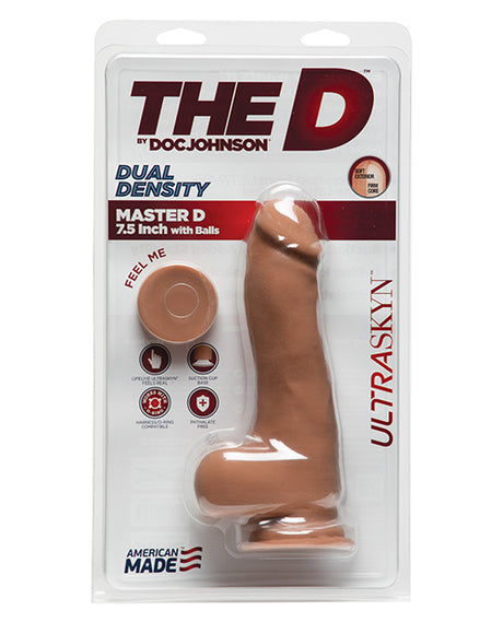 The D 7.5" Dual Density Master D w/Balls - Caramel