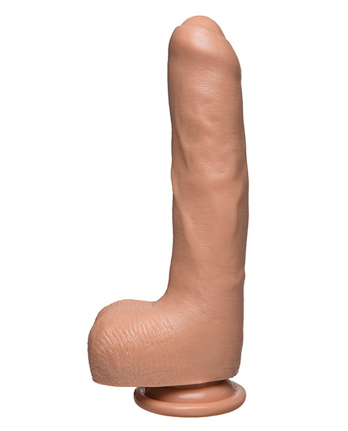 The D Uncut D Firmskyn Dildo with Balls 9in - Vanilla