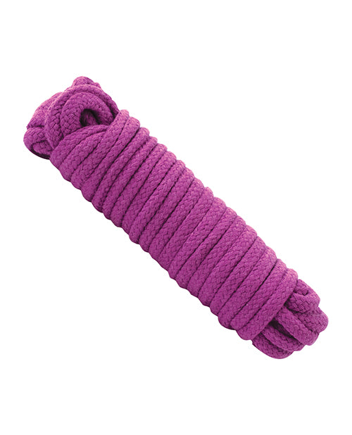 Doc Johnson Japanese Style Cotton Bondage Rope 32 Feet - Purple