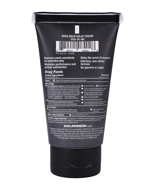Rock Solid Delay Cream (boxed) 2oz