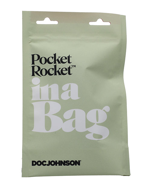 In a Bag Pocket Rocket Vibrator - Black
