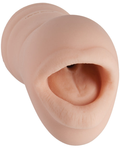 Signature Strokers Belladona`s Throat Fucker Ultraskyn Masturbator - Mouth - Vanilla