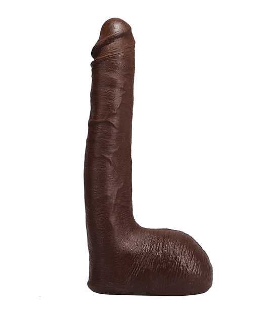 Signature Cocks Ricky Johnson Dildo 10in - Chocolate