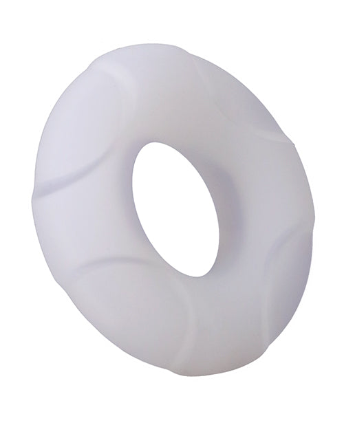 Rock Solid Passion Ring Silicone Cock Ring Holiday Edition - Frost