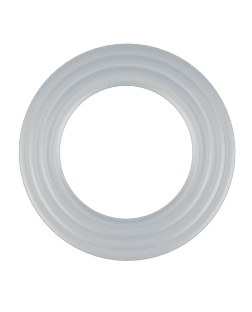 Rock Solid Perfect Present Silicone Cock Ring Holiday Edition (3 Pack) - Frost