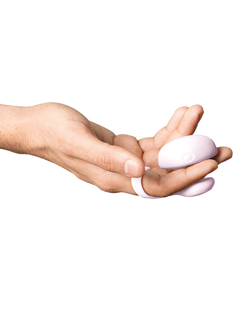 Dame Fin 2.0 Finger Vibrator - Quartz