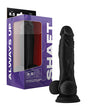 Shaft Model A Flexskin Liquid Silicone 8.5" Dong w/Balls - Black